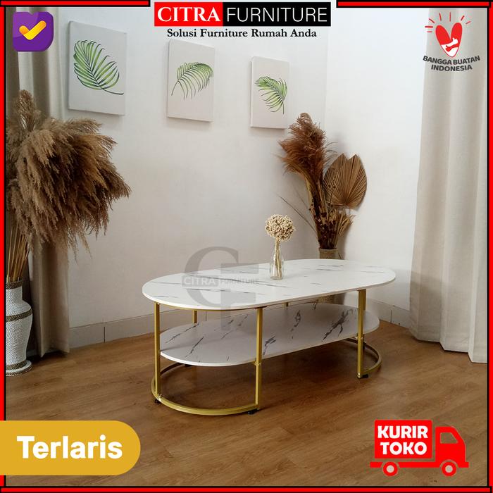 Gambar Meja Tamu Belagio | Coffee Table minimalis - TYPE A dari Citra furniture undefined Tokopedia