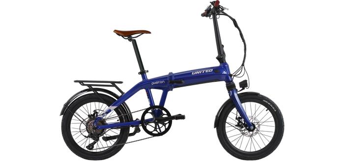 Jual SEPEDA 20 LIPAT UNITED E-PHOTON Blue Kota Pekanbaru