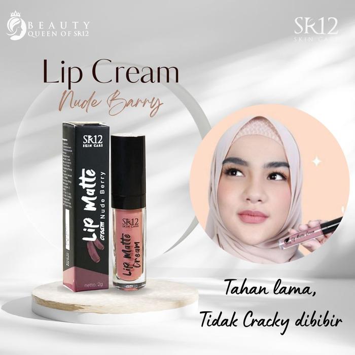 Gambar LIP CREAM RED SUPER RINGAN DIBIBIR TAHAN LAMA | LIP MATTE CREAM SR12 - Nude Berry, 4gr dari Aasiyah Beauty Herbal Sr12 undefined Tokopedia