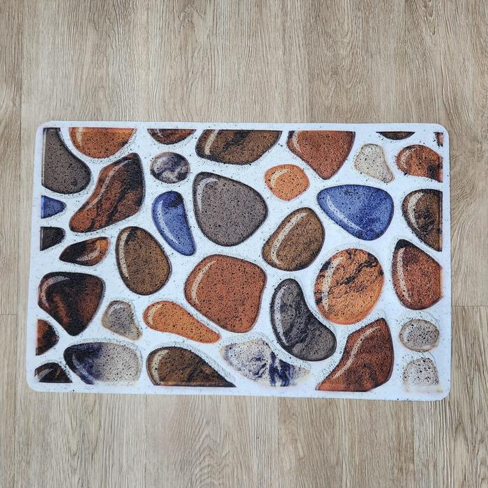 Gambar Keset Timbul 3D Dapur Kamar Bahan Keset Mie PVC Motif Batu Pohon - Batu Natural dari Decorindo Perkasa undefined Tokopedia