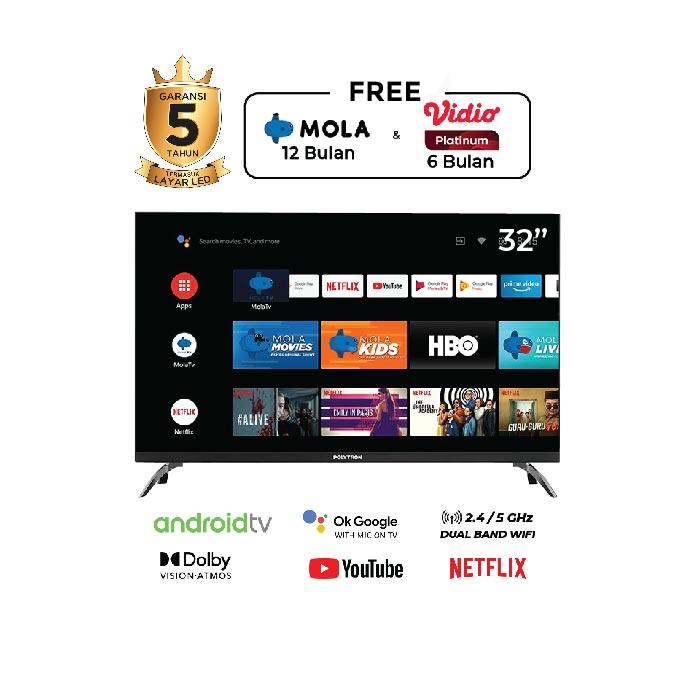 Gambar TV LED Polytron 32AG5959 - 32 Inci / Smart Android TV dari Toko Nuansa Bpn undefined Tokopedia