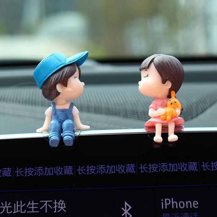 Gambar Boneka Couple Dashboard Mobil Pajangan Kartun Pasangan Car Interior - Couple dari Klikmystore undefined Tokopedia