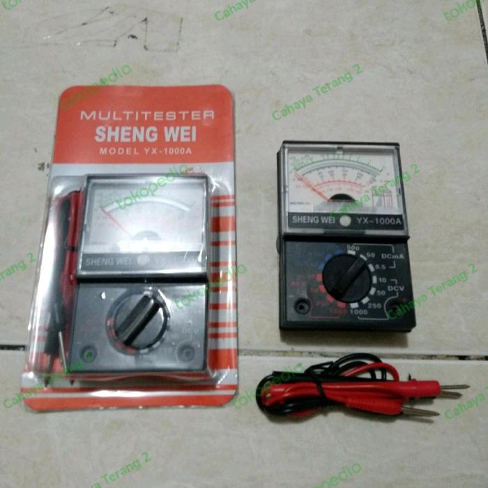Gambar Multitester Analog Mini/Avometer Analog/Multitester Kecil dari cahaya terang2 undefined Tokopedia