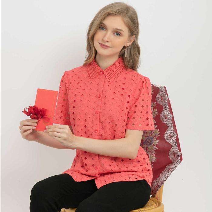 Gambar *Ready Stok* SISTER'S - Kemeja Katun S7343 (JS) - Salem, 2L dari Sisters Fashion Group undefined Tokopedia