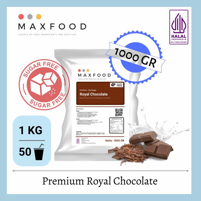 Gambar Premium No Sugar -Bubuk Minuman Royal Chocolate Premium - 1 kg dari Max Beverage Medan undefined Tokopedia