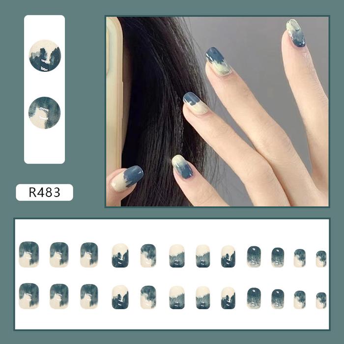 Gambar Kuku palsu/nail art/kuku palsu panjang/kuku glossy/kuku palsu pendek - VT50 dari visualteknik undefined Tokopedia