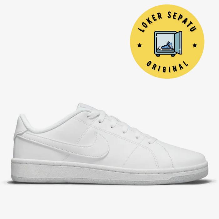 SEPATU NIKE COURT ROYALE NN WHITE ORIGINAL BNIB RESMI 42 di Loker  Sepatu Original Tokopedia - Main Image