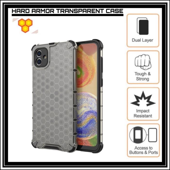 Gambar SAMSUNG GALAXY A04 4G HONEYCOMB ORIGINAL HARD CASE SOFT CASING CLEAR - GREY, SAMSUNG A04 4G dari Original Shop Nillkin undefined Tokopedia