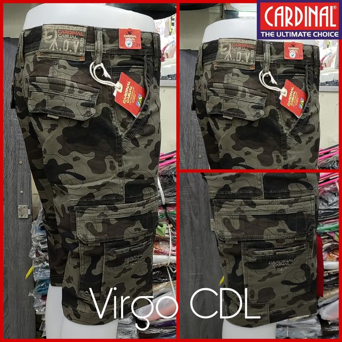 Gambar Cardinal Celana Pendek Cargo Loreng Cardinal 100% Original - Abu Badak, 32 dari Virgo CDL undefined Tokopedia