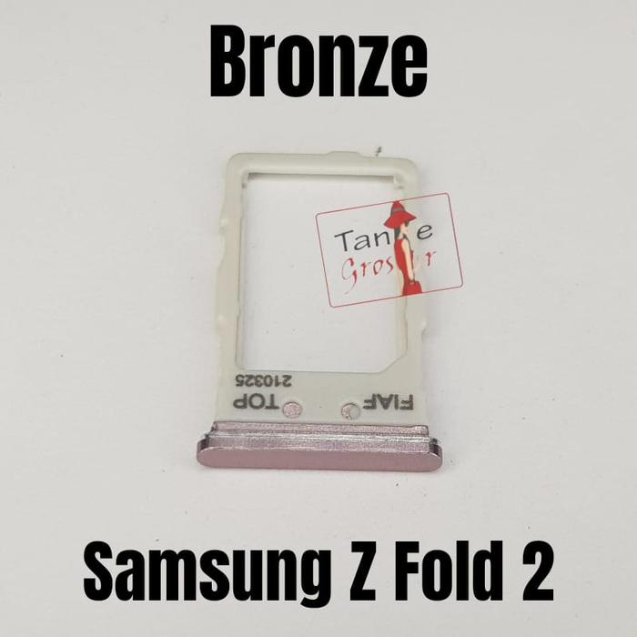 Gambar SLOT SIM TRAY SAMSUNG Z FOLD 2 SIMLOCK TEMPAT SIMCARD SIMTRAY - Bronze dari Tante Grosir undefined Tokopedia