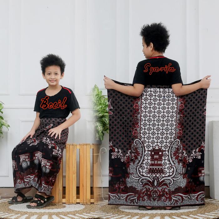 Gambar Terbaru sarung anak kecil bocil batik anak istimewa menara wayang - bcl 05 dari ABIIMANYU_STORE27. undefined Tokopedia