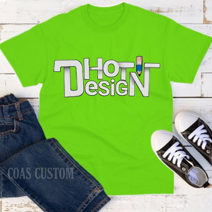 Gambar Kaos kona dhot design baju anak gratis sablon nama - Hijau, L dari Coas custom undefined Tokopedia