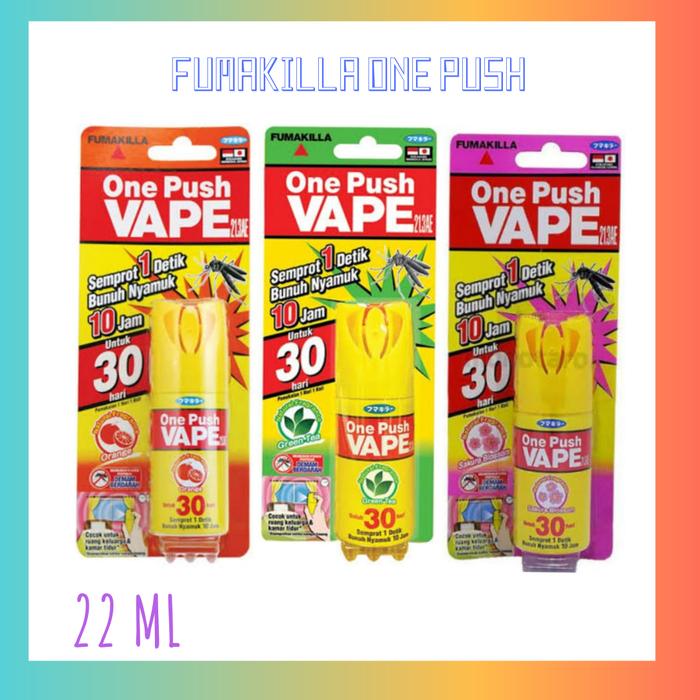 Gambar fumakilla one push 30 hari obat nyamuk semprot 10 ml - Sakura dari EVICOSMETIC undefined Tokopedia