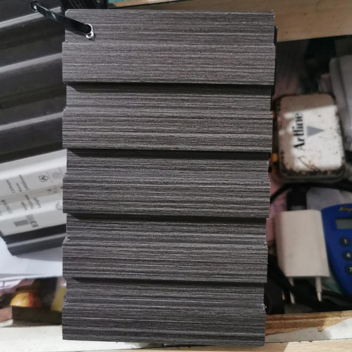 Gambar Wpc panel dinding merk Deco panel DP-159 panel pvc dekorasi dinding - dark grey dari lancar jaya material store undefined Tokopedia