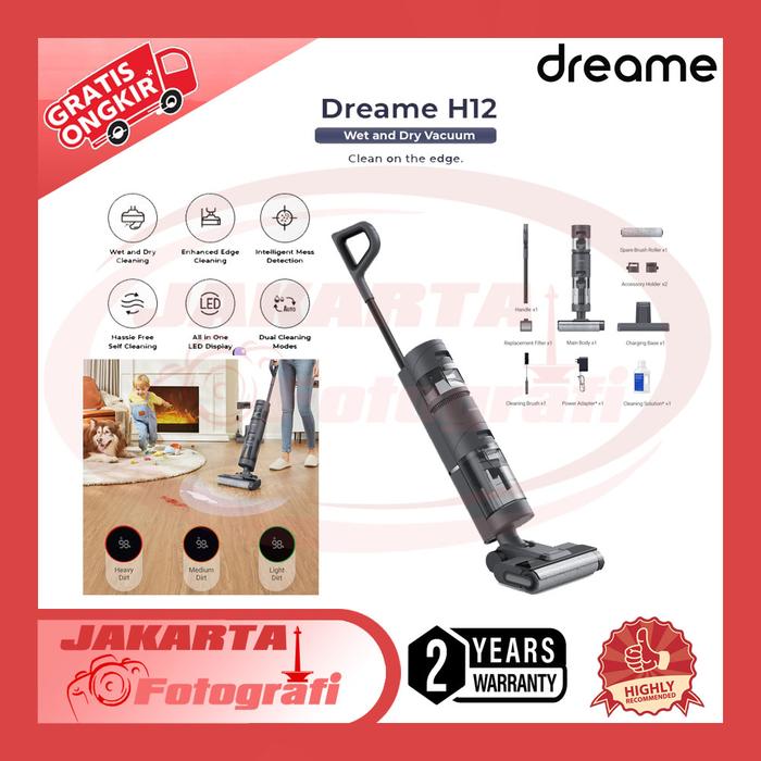 Gambar Dreame H12 Wet Dry Vacuum Cleaner Cordless Floor Wash dari Jakarta Fotografi Shop undefined Tokopedia