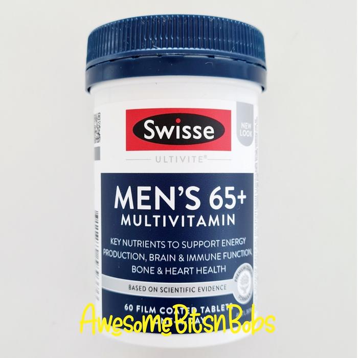 Gambar Swisse Ultivite Mens Multivitamin 65+ 60 Tablets dari AwesomeBitsnBobs undefined Tokopedia