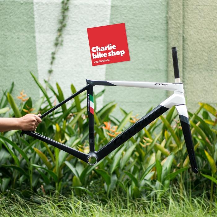 Gambar Frameset Colnago C68 Disc Brake HRWP + Integrated Handlebar - 455 dari Charlie Performance Bike Shop undefined Tokopedia