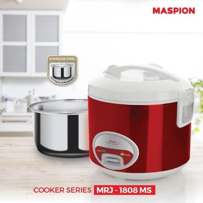 Gambar MASPION MRJ1808SS/MS RICE COOKER 1,8L - Merah dari UFO ELEKTRONIK SEMARANG undefined Tokopedia