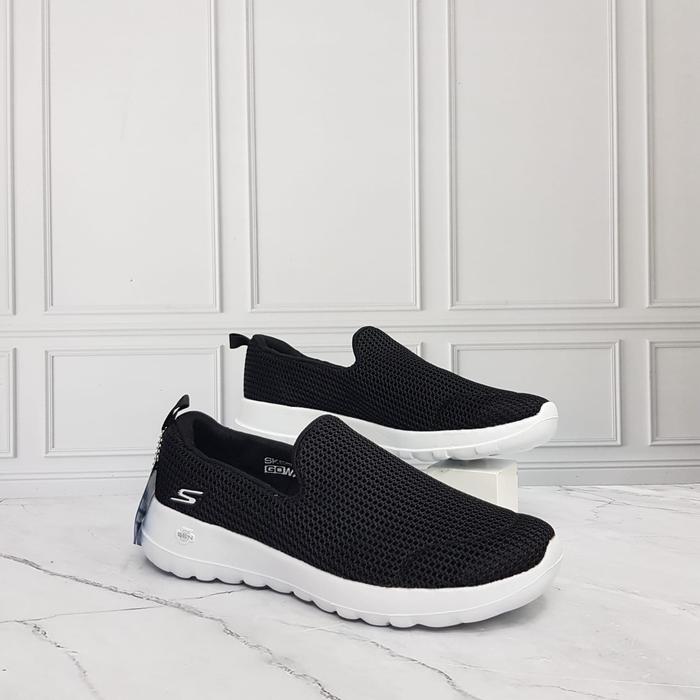 SKECHERS JOY CENTER/SEPATU SKECHERS WANITA/SEPATU SLIP ON WANITA Black, 36