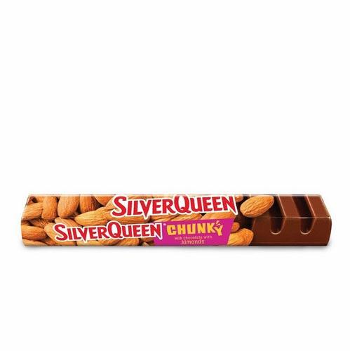Gambar Silver Queen Chunky All Variant-Cokelat Silver Queen Chunky Bar - Kacang Almond, 95 gram dari Sunjaya Utama Mart undefined Tokopedia