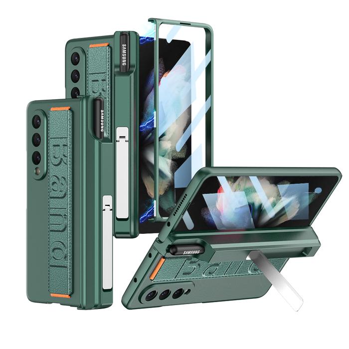 Gambar Case Samsung Galaxy Z Fold 3 / Z FOLD 4 5G GRIP WristBand STAND FOLD4 - GREEN, Z FOLD 3 dari i-case undefined Tokopedia