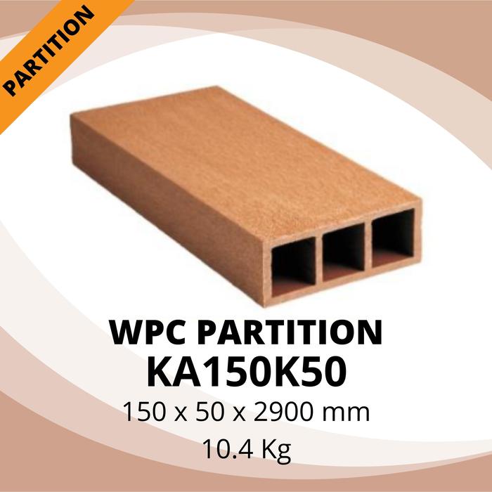 Gambar Kisi kisi WPC Kayu Partisi Outdoor Harga Distributor - KA 150 K 50 dari juragan interindo undefined Tokopedia