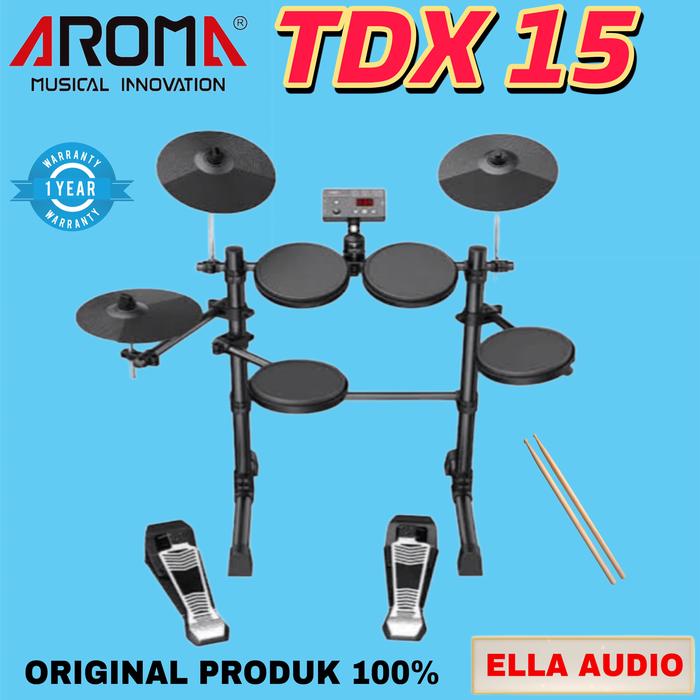 Gambar Aroma TDX-15 Digital Drum Elektric - PAKET STANDART dari ELLA AUDIO undefined Tokopedia