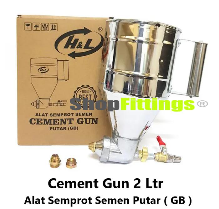 Gambar Alat Semprot Semen Cat Texture Kamprot Cement Air Hopper Spray Gun - 2 Liter Putar dari Shop Fittings undefined Tokopedia