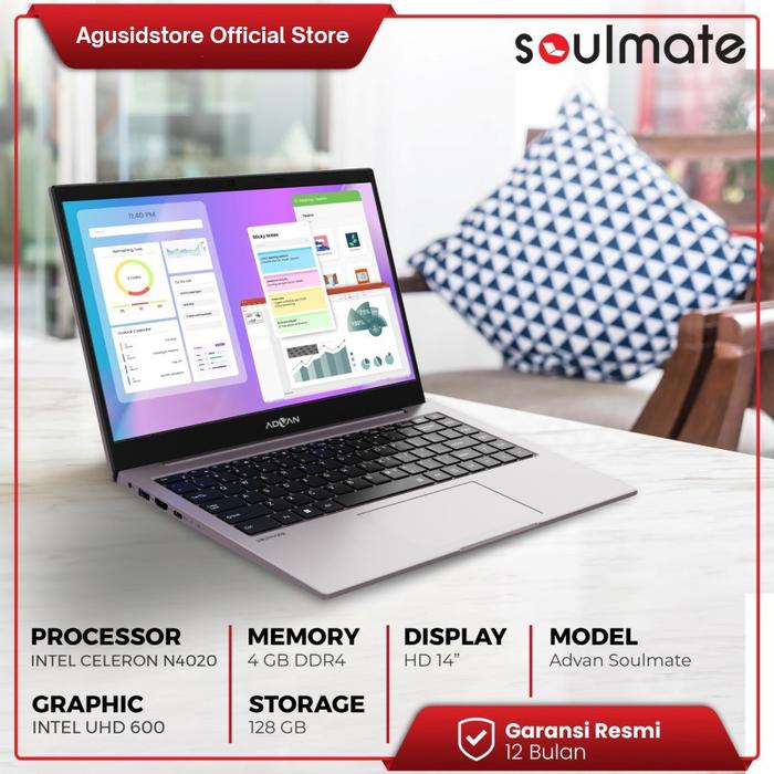Gambar Laptop ASUS A416MA Celeron N4020 4GB 256GB SSD WIN10 A416MA-EB421TS - Advan 4/128GB dari TeknoTrend ID undefined Tokopedia