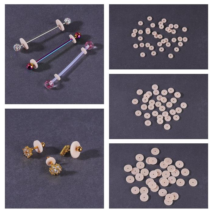 Gambar NoPull Piercing Disc Silicone 3/7/9mm Perhatikan Deskripsi - 5mm.SkinTone, 1pcs dari WB Piercing undefined Tokopedia