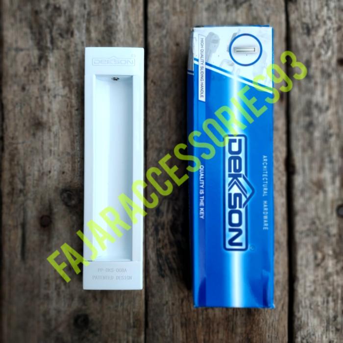 Gambar Pull Plate Handle Com Pintu Sliding Dekkson PP008A 150mm/surabaya - Putih dari Fajar Online Shopping undefined Tokopedia