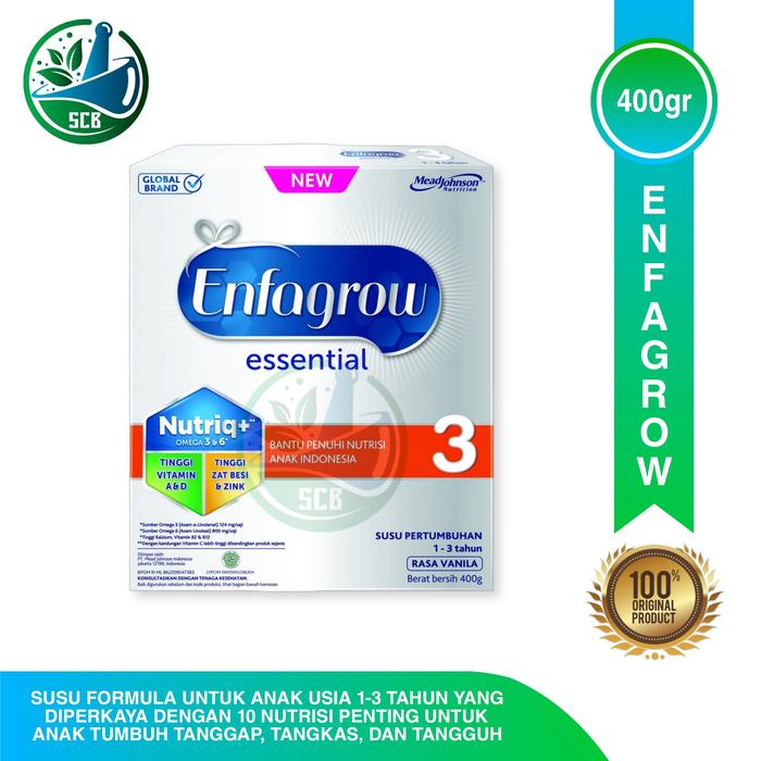 Gambar Enfagrow ESSENTIAL 3 Susu Formula 400 gram - Rasa Vanila dari SCB88 undefined Tokopedia