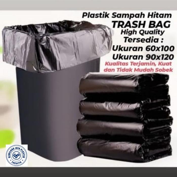 Gambar Kantong Plastik Sampah Hitam Ukuran 60x100 90x120 Grosir - uk 90x120 dari Plastik 18 undefined Tokopedia