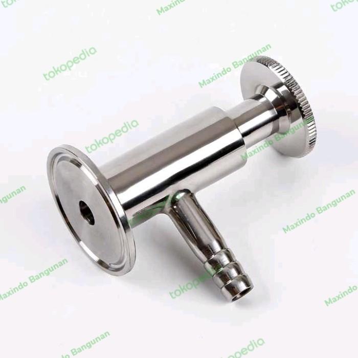 Gambar Sampling Valve Sanitary Ferrule L 1" Inch Stainless SS316 Foodgrade dari Maxindo Bangunan undefined Tokopedia