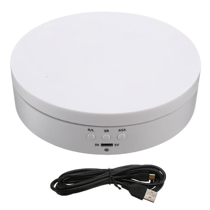 Gambar Display Putar Alat Putar Produk Fotografi Stand Rotating Turntable - 13.5cm, Hitam dari Gatso undefined Tokopedia