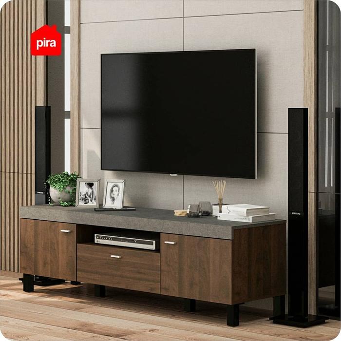 Gambar LEMARI TV LIVING ROOM MEJA TV LEMARI HIAS BENEDICT TV 210 BUFET TV - PANJANG 150 CM dari ALFATWIN undefined Tokopedia