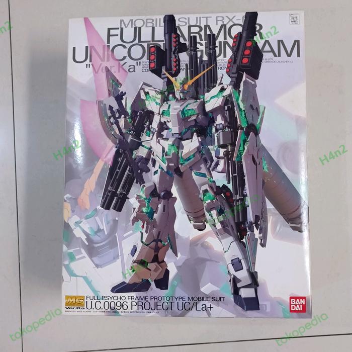Gambar Bandai Gundam Unicorn full armor MG dari H4n2 undefined Tokopedia