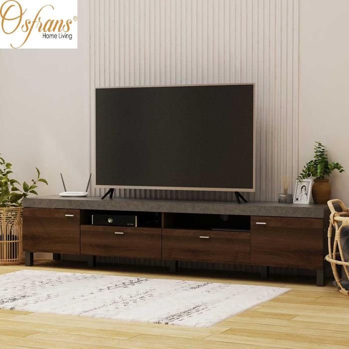 Gambar LEMARI TV LIVING ROOM MEJA TV LEMARI HIAS BENEDICT TV 210 BUFET TV - PANJANG 210 dari ALFATWIN undefined Tokopedia