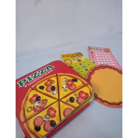 Gambar Pizza Paper Doll Mainan Edukasi Anak Perempuan Berbentuk Buku Viral! - Sudah di susun, Pizza dari hetty211 undefined Tokopedia