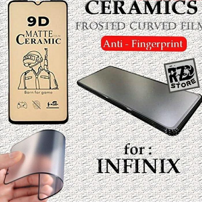 Tempered Glass Infinix Note 7/7 Lite Film Matte Ceramic Anti Minyak Inf  Note Lite di Dobel L Tokopedia