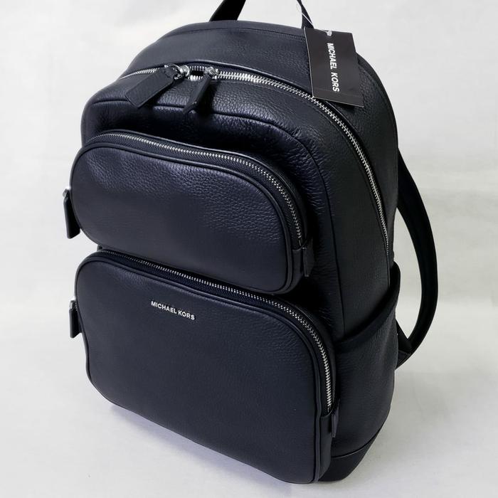 Jual Michael kors Cooper backpack leather black Kota Depok