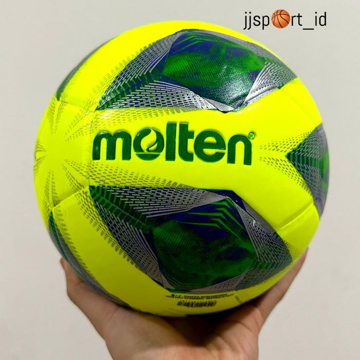 Gambar Bola Futsal Molten Size 4 - Hijau dari jjsport.id undefined Tokopedia