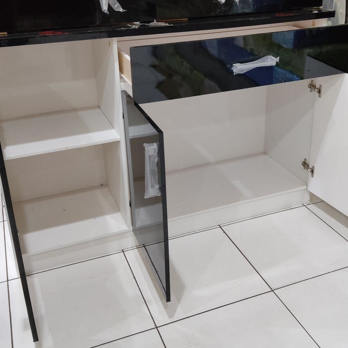 Gambar Kitchen Set Lemari Dapur Dinding Gantung Makan Sayur Taco HPL - set bawah dari SUN Home Solution undefined Tokopedia