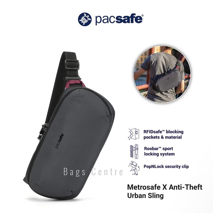 Jual Tas Pacsafe METROSAFE X Urban Sling Anti Theft RFID Tan - Main Image