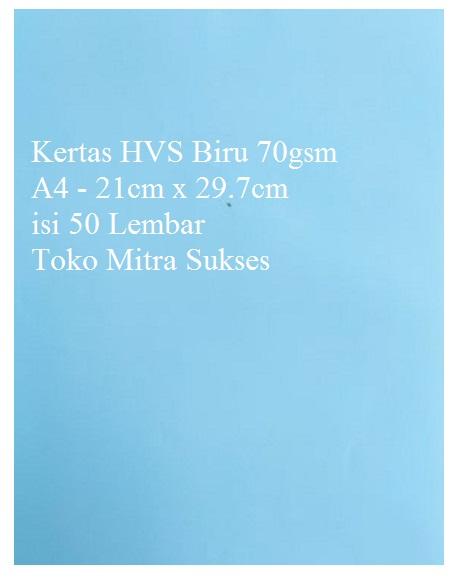 Gambar Kertas HVS Warna isi 50lembar - Biru Muda dari Toko Mitra Sukses undefined 5 Tokopedia