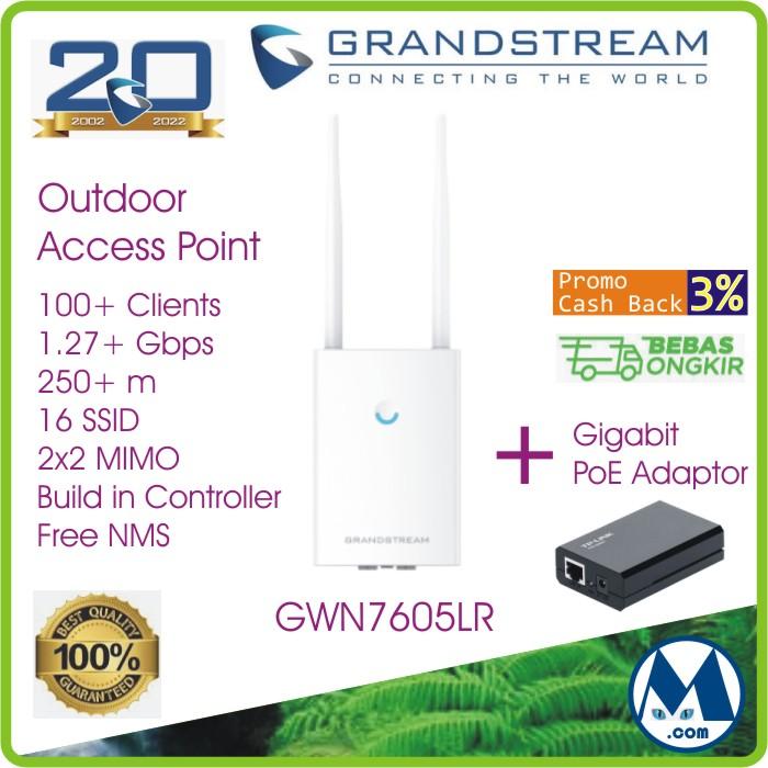 Gambar Grandstream GWN7605LR 802.11ac Outdoor Long-Range Wifi Access Point - No Adaptor PoE dari MSI Komputer undefined 3 Tokopedia