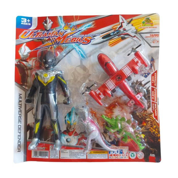 Gambar Mainan Anak Ultraman Mebius Robot Pesawat Animal Dinosaur OCT8247 1210 - Merah dari JOFI HERITAGE undefined Tokopedia