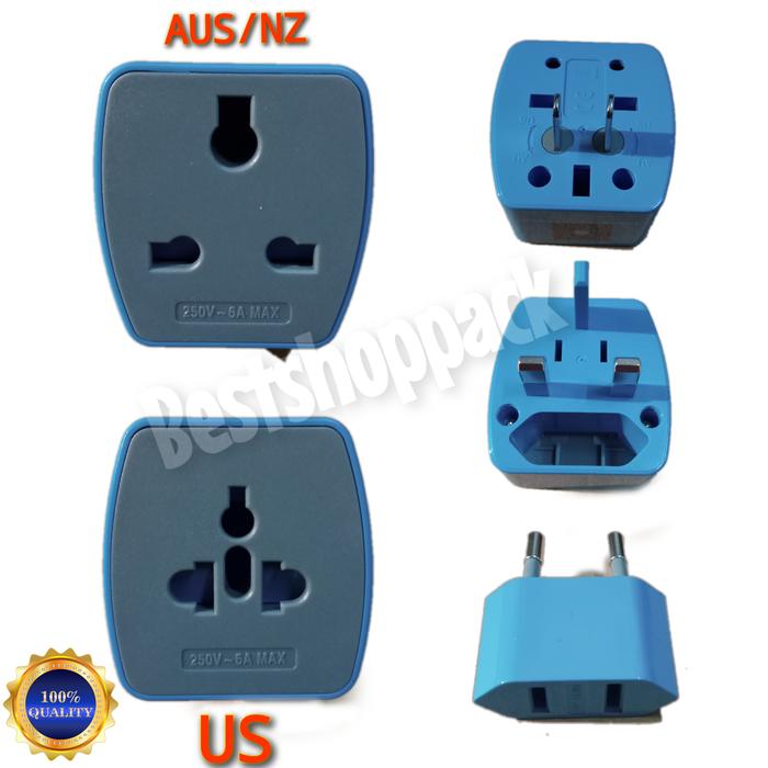 Jual Universal Travel Adaptor / Adaptor Universal (EU+AU+UK+US Plug ...