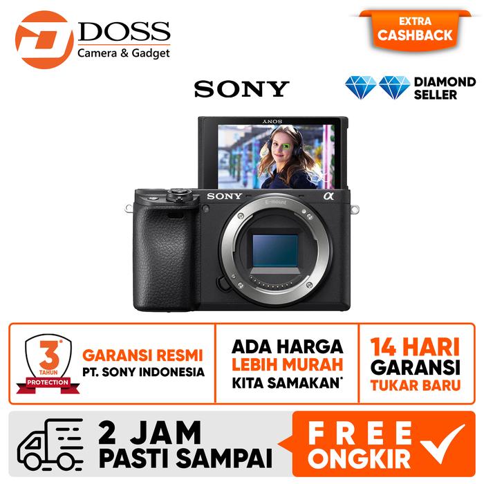 Gambar Sony Alpha a6400 Mirrorless Digital Camera (Body Only) - A6400 BODY ONLY dari DOSS Camera & Gadget undefined Tokopedia