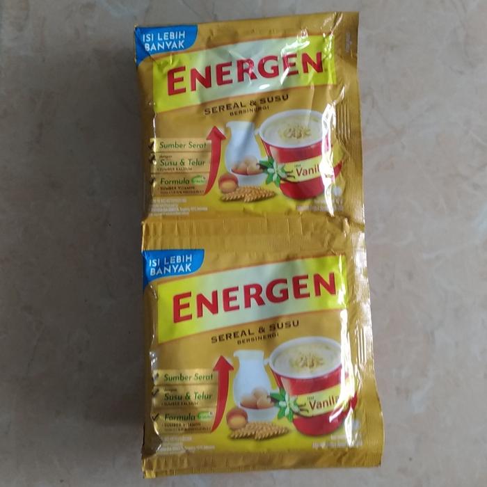 Gambar Minuman Serbuk Energen Sereal & Susu Rasa Vanilla 1 Sachet 32 gr dari Triple Seven Happy undefined Tokopedia